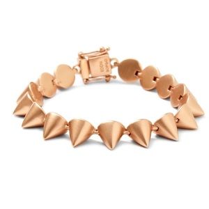 Eddie Borgo Rose Gold Cone Bracelet